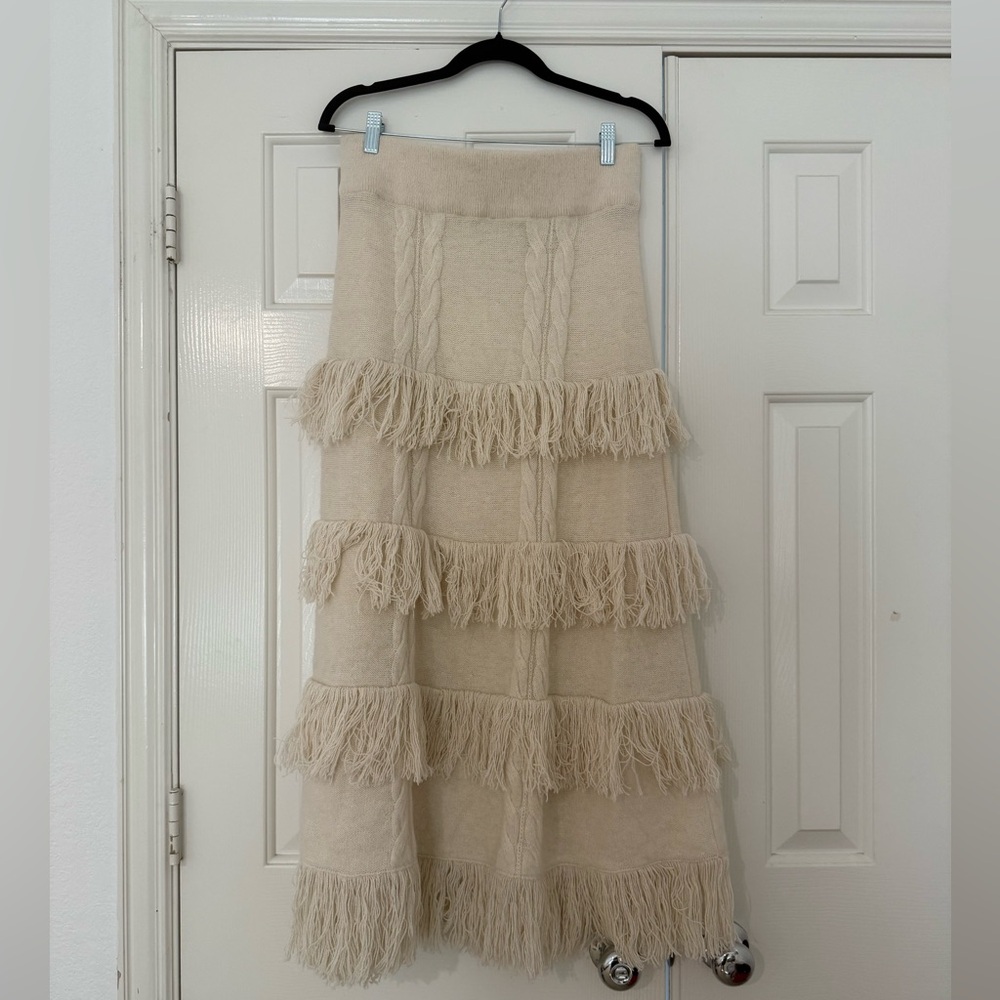 Johanna Ortiz No Doubts Royal Alpaca Midi Skirt - Picture 5 of 8
